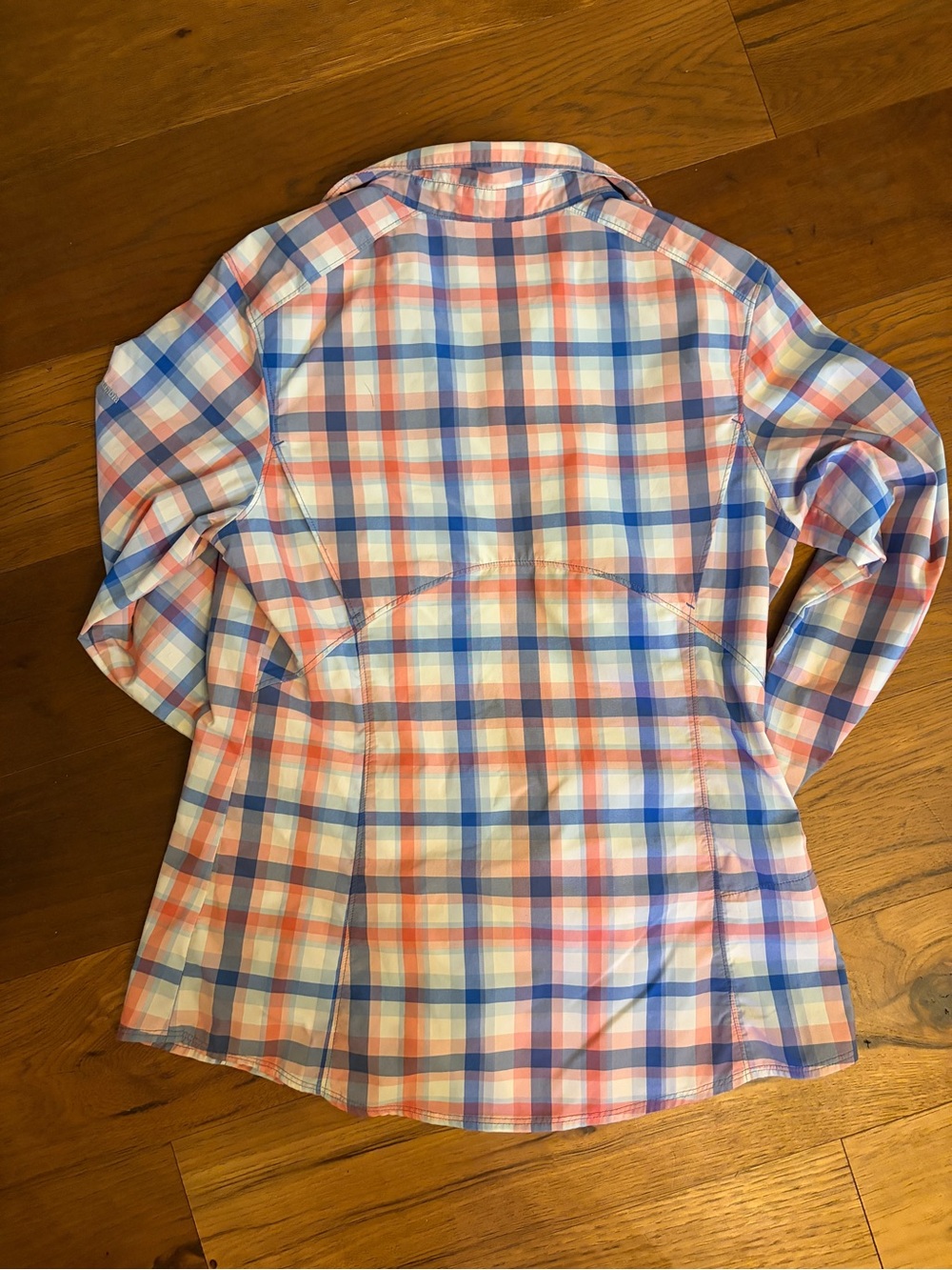 Columbia Omni-Shade Plaid Button-Up Shirt Medium - Picture 3 of 3
